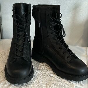 Bates Men’s 8” DuraShock Lace to Toe Side Zip Work Boot Size 9